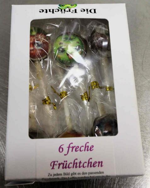 6 freche Früchtchen kaufen, Lollis, Chemnitz, Grüna, Am Poltermühlenteich